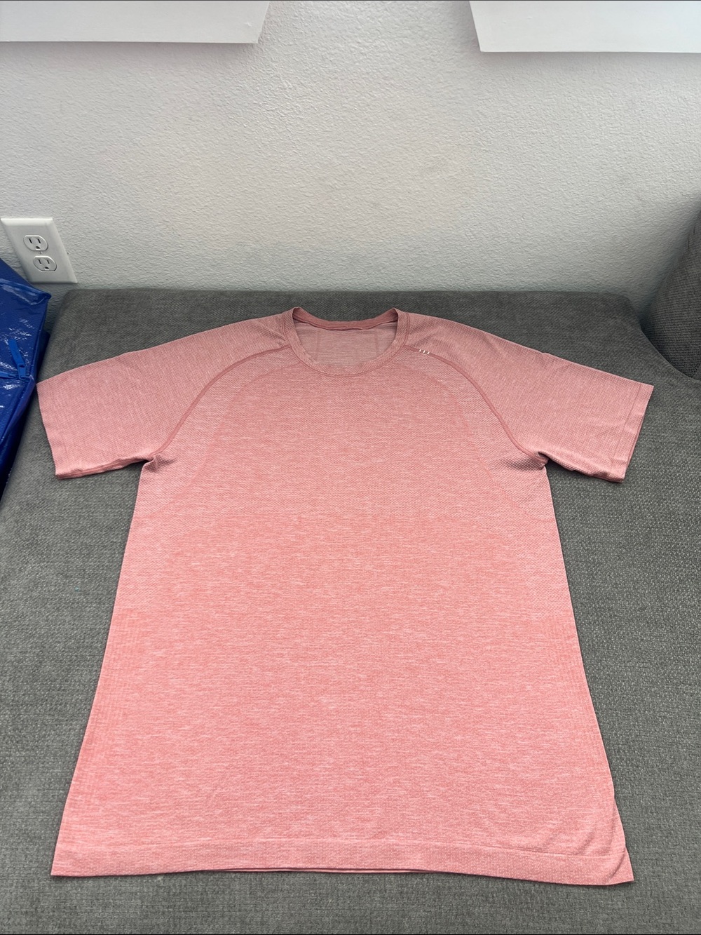 lululemon athletica Short Sleeve Crew in Heathered Rose